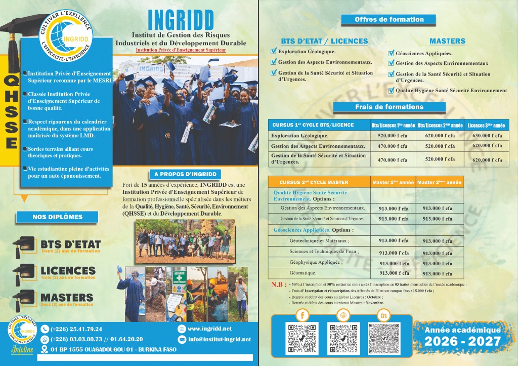 Flyer INGRIDD 2026-2027